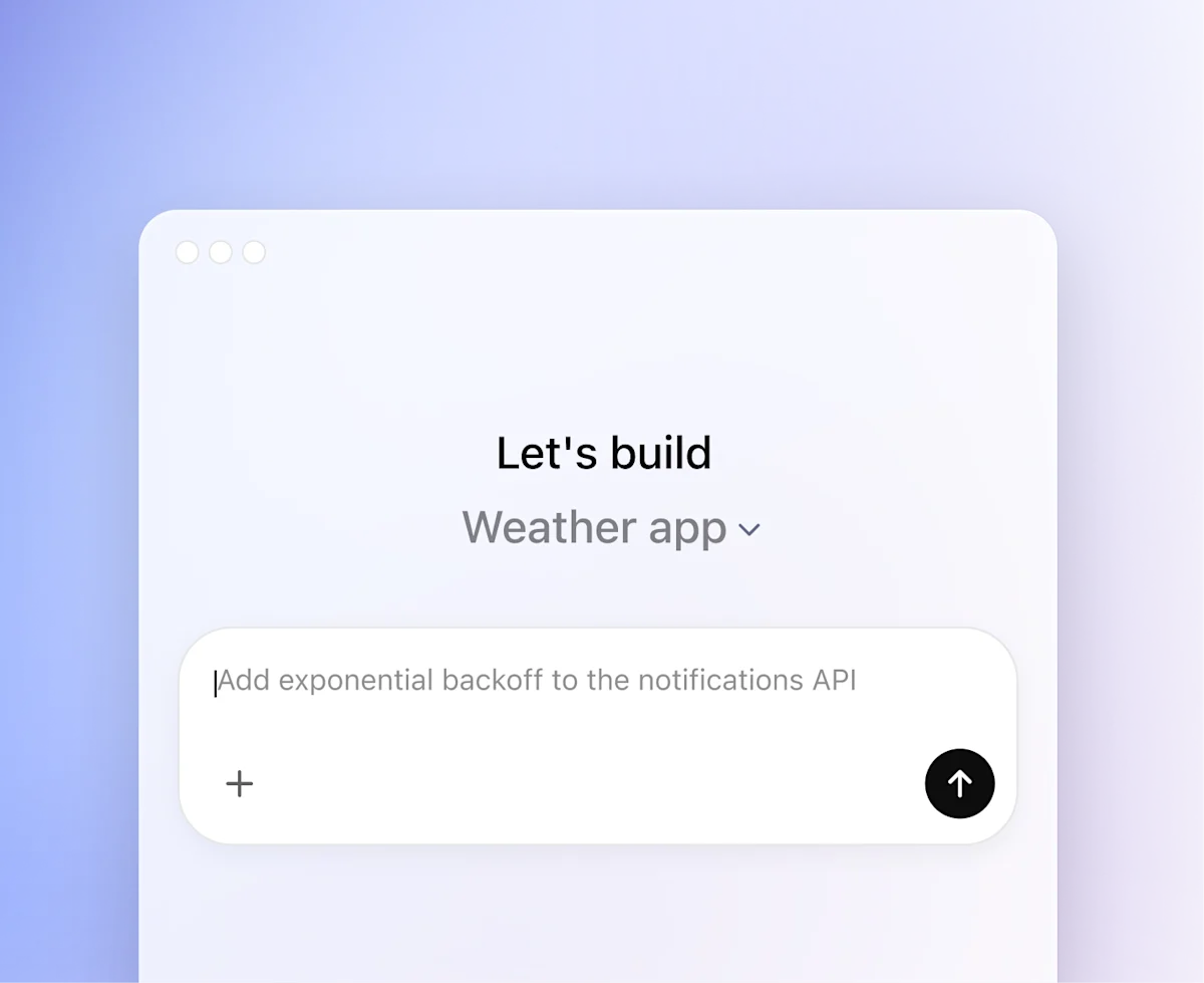 OpenAI Codex 桌面工作区输入任务的真实界面截图